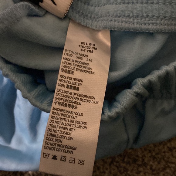 NIKE - PALE BLUE SWEATPANTS - Picture 4 of 6